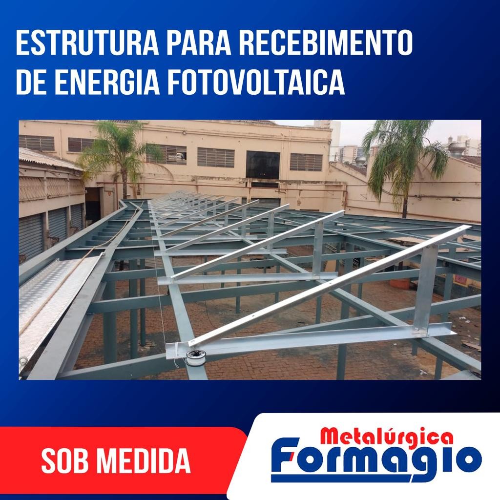 Estruturas para Recebimento de Energia Fotovoltaica