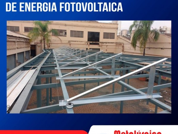 Estruturas para Recebimento de Energia Fotovoltaica