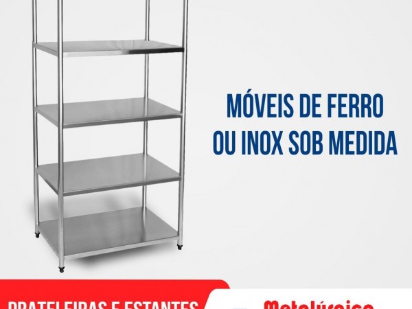 Móveis de Ferro ou Inox Sob Medida